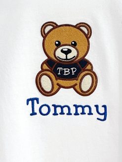 embroidered teddy bear