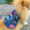 Denim Pop Dog Jacket