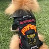 leather rock dog jacket