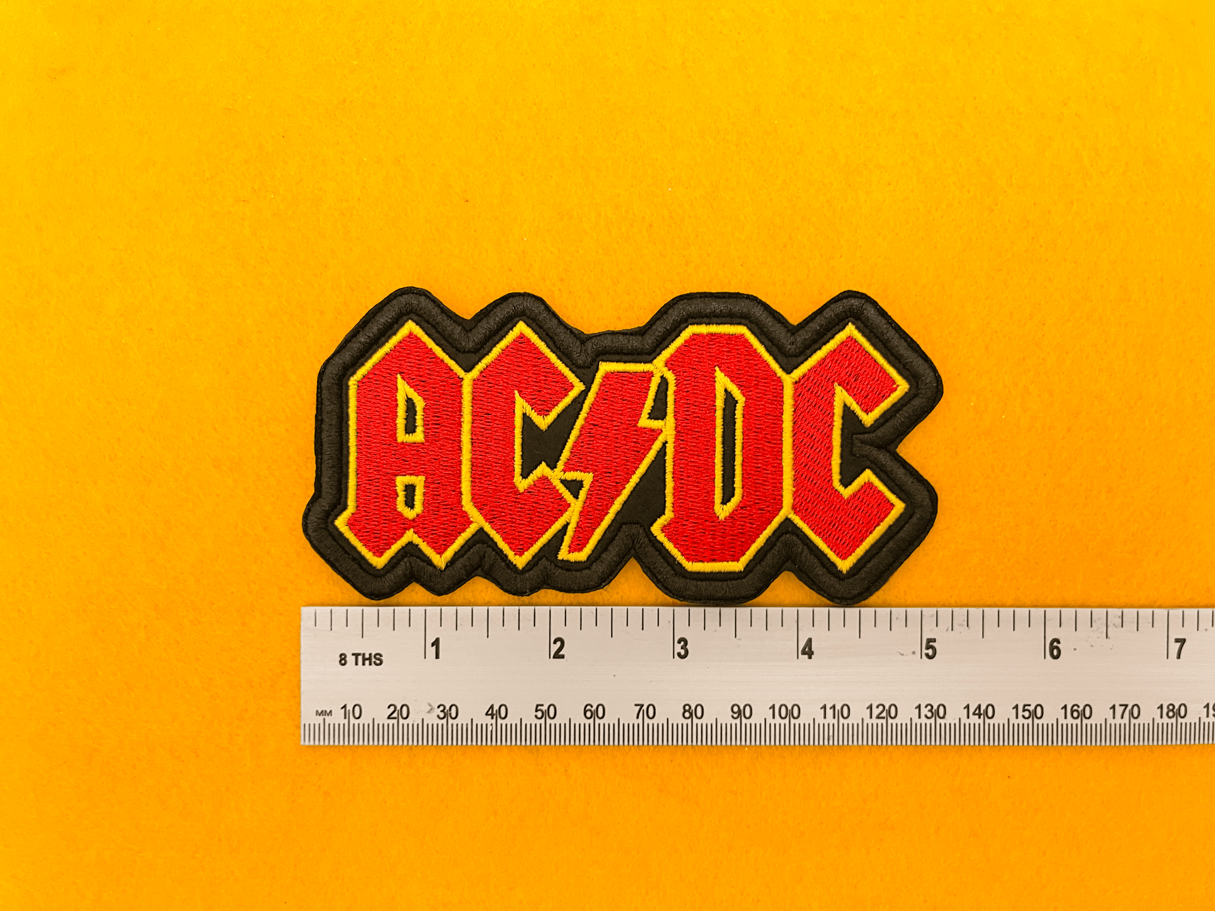 Embroidered AC/DC Patch