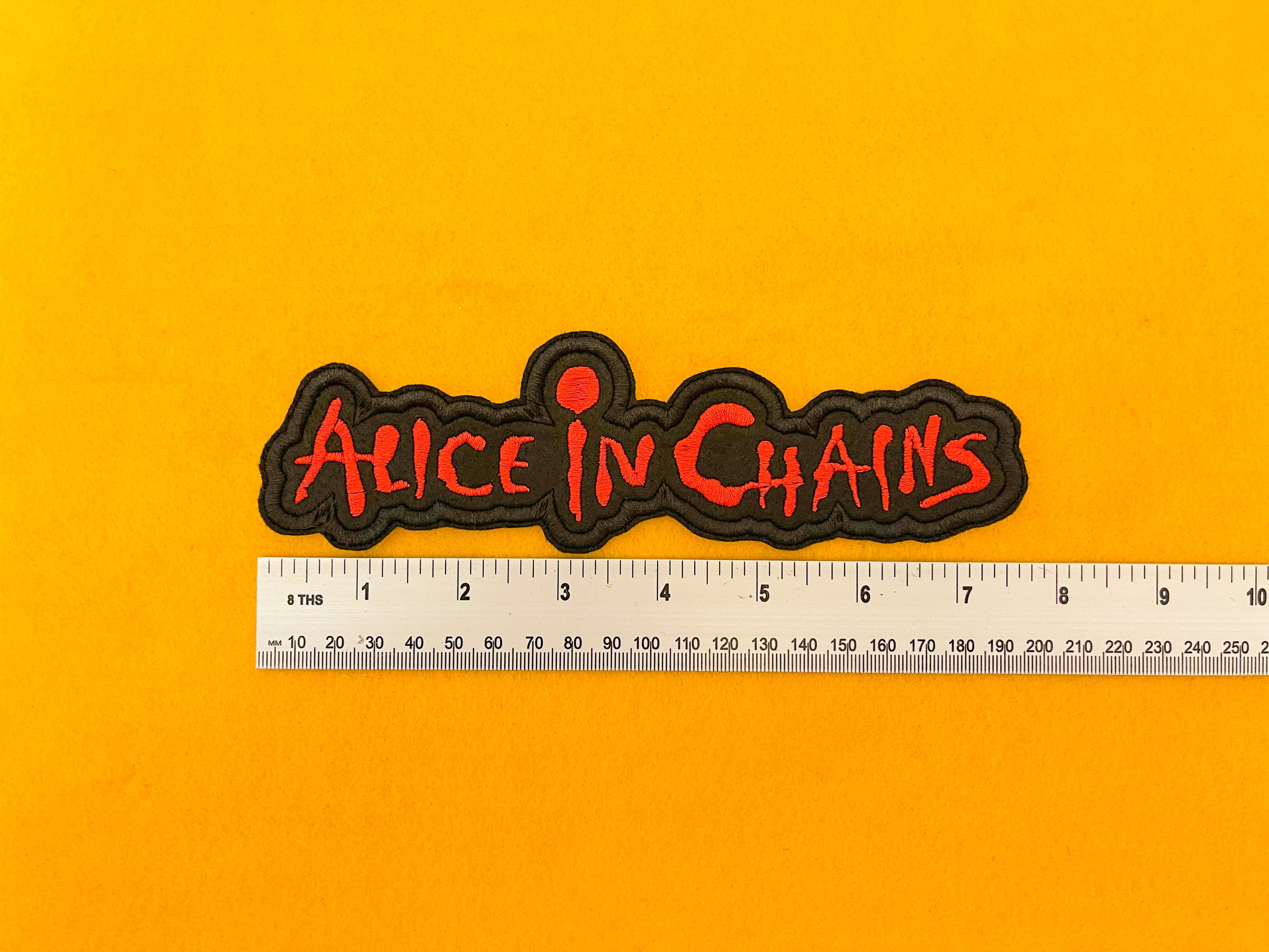 Embroidered Alice in Chains Patch