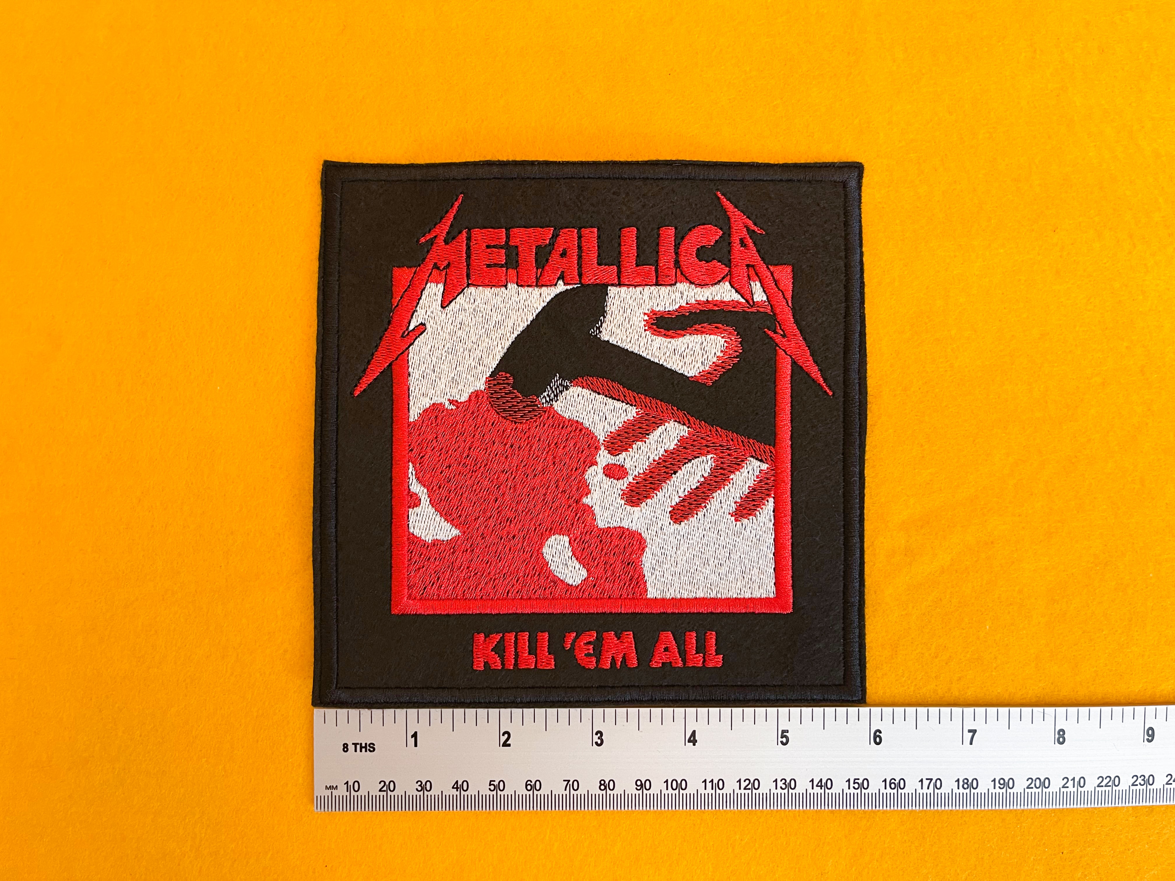 Embroidered Metallica Kill 'Em All Patch