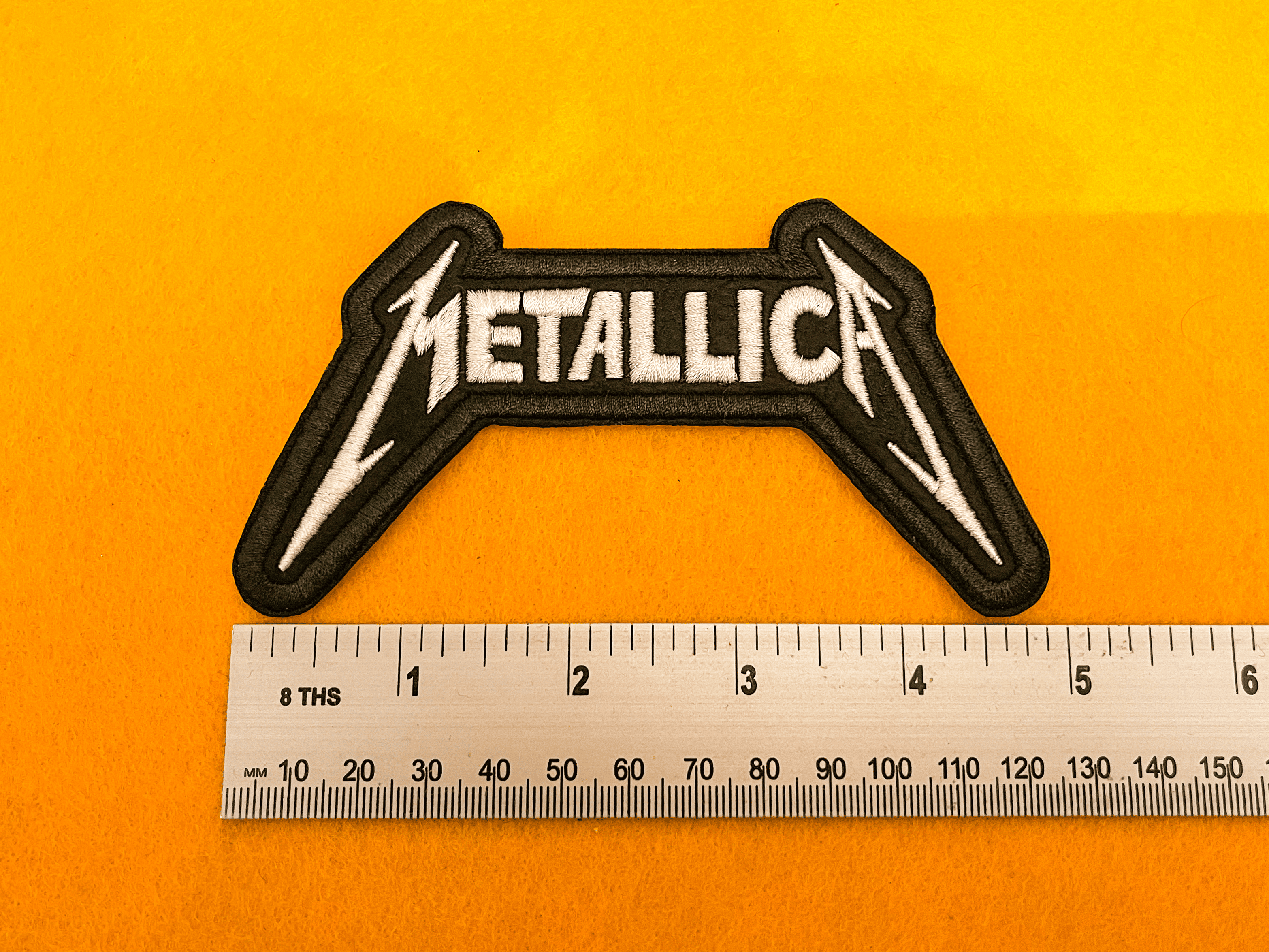 Embroidered Metallica Patch