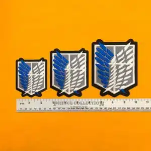Attack on Titan Survey Corps emblem patch on jacket