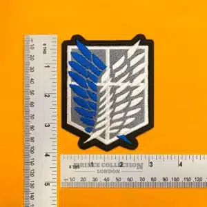 Small medium and large Survey Corps patch size comparison