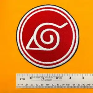 Naruto Hidden Leaf Village patch dimensions