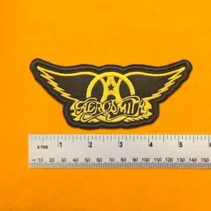 Small medium and large Aerosmith patch size comparison