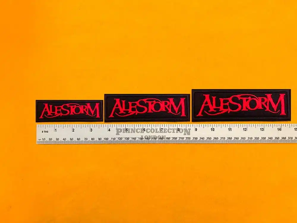 Alestorm patch on denim battle jacketPatch