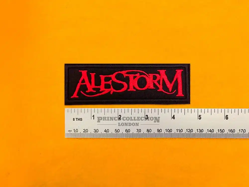 Small medium and large Alestorm patch size comparison
