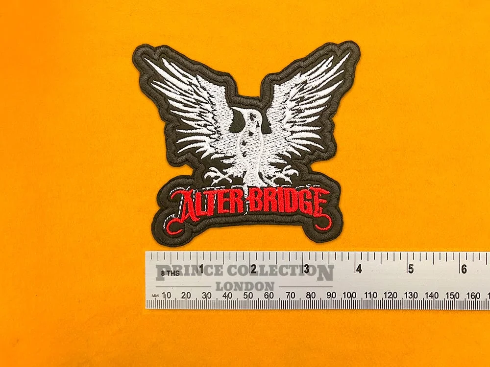 Small medium and large Alter Bridge patch size comparison