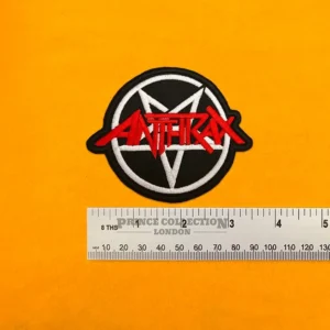 Anthrax thrash metal patch dimensions