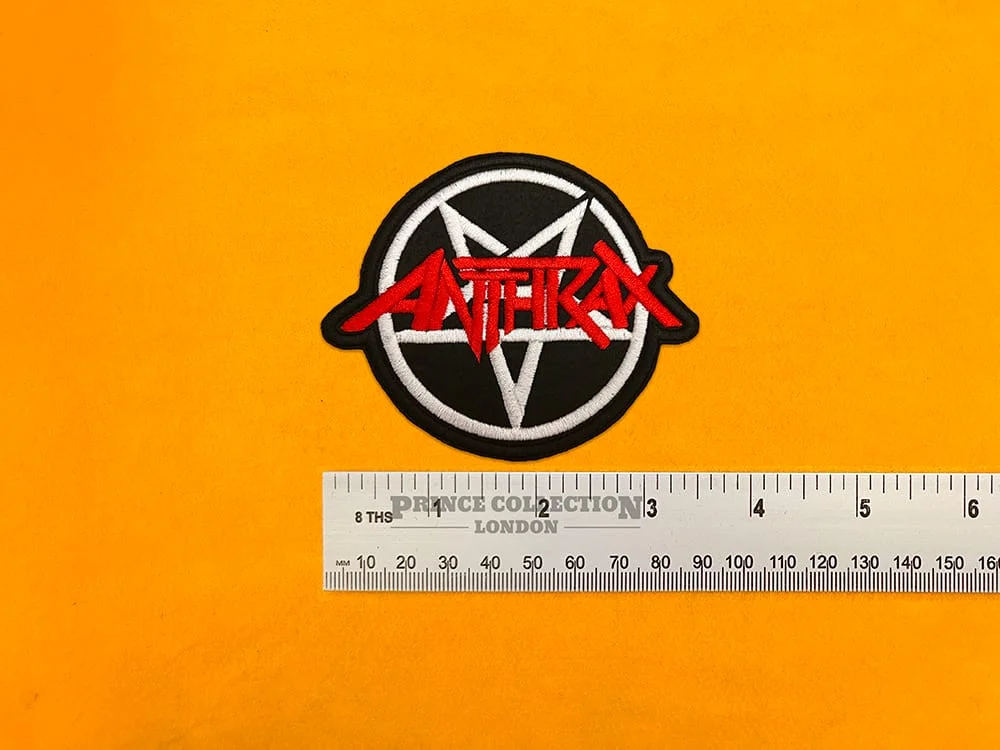 Anthrax thrash metal patch dimensions
