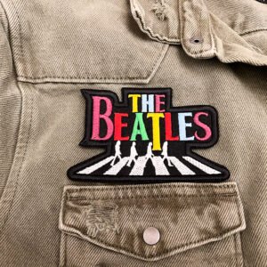 Alternative view of The Beatles Classic Logo Patch – Premium Embroidered Iron On or Sew On