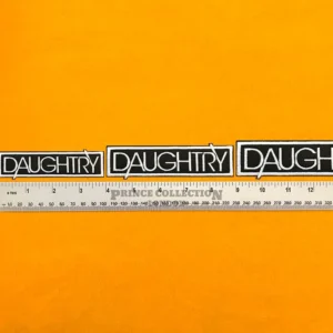 Daughtry patch on denim jacket