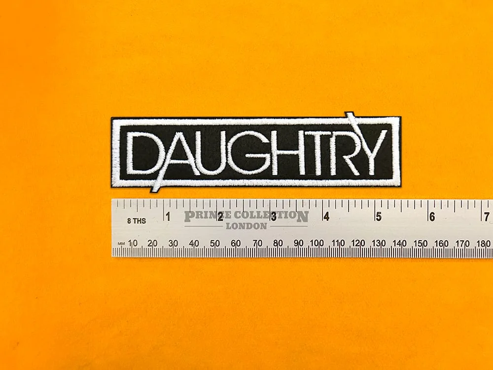 Daughtry patch dimensions and logo design