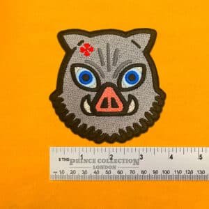 Small medium and large Inosuke patch size comparison