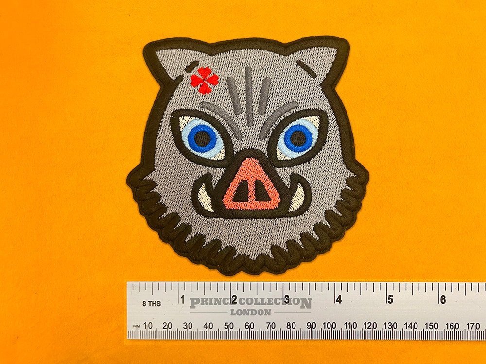 Demon Slayer Inosuke patch dimensions