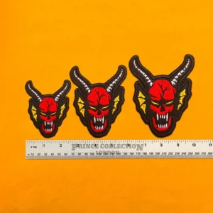 Alternative view of Stranger Things D&D Club Demon Head Patch – Premium Embroidered Iron On or Sew On