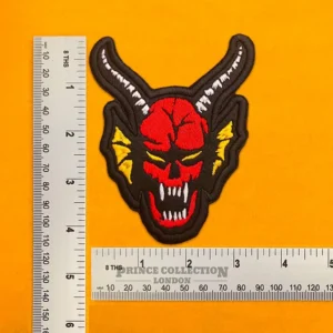 Stranger Things D&D Club Demon Head Patch – Premium Embroidered Iron On or Sew On