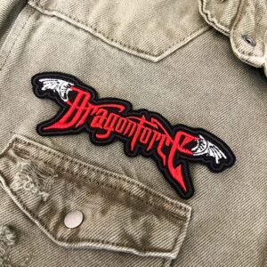 Close-up of embroidered border and stitching