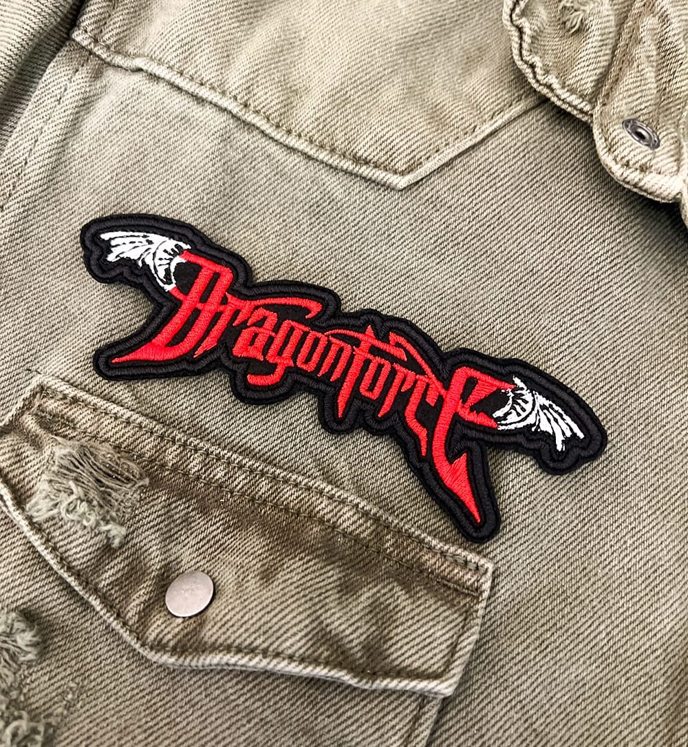 Close-up of embroidered border and stitching