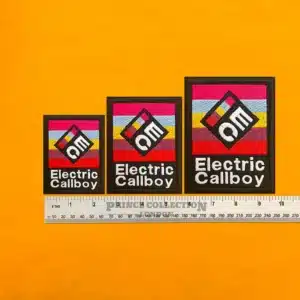 Electric Callboy patch on denim battle jacket