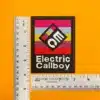 Small medium and large Electric Callboy patch size comparison