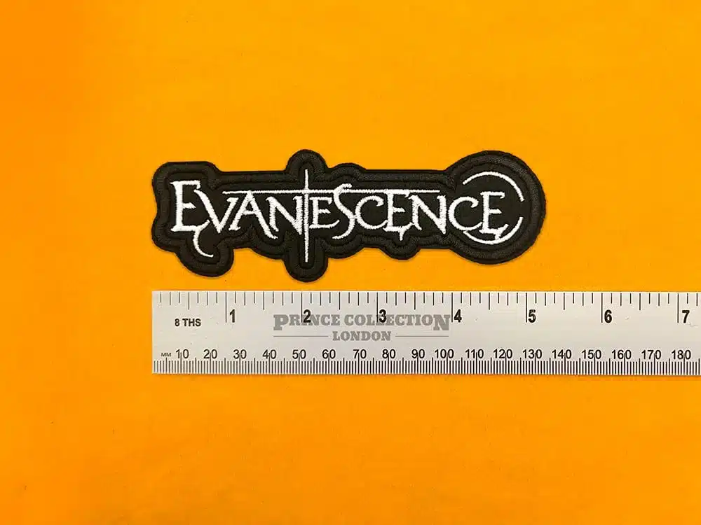 Evanescence rock band patch dimensions