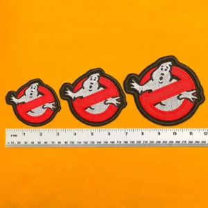 Ghostbusters patch on denim jacket