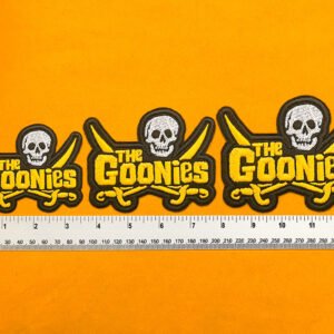 The Goonies movie patch on denim jacket