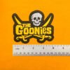 Small medium and large The Goonies patch size comparison