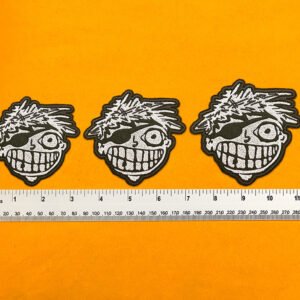 Green Day Logo Patch 1 on denim jacket
