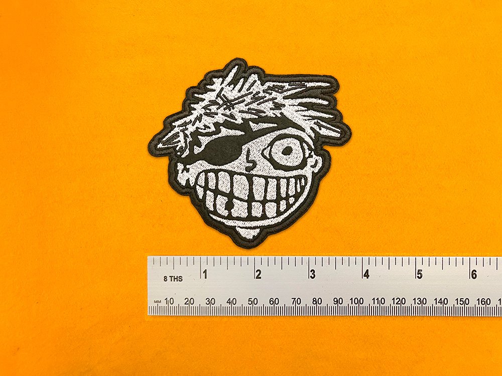 Small medium and large Green Day patch size comparison