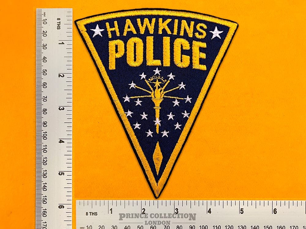 Stranger Things Hawkins Police patch dimensions