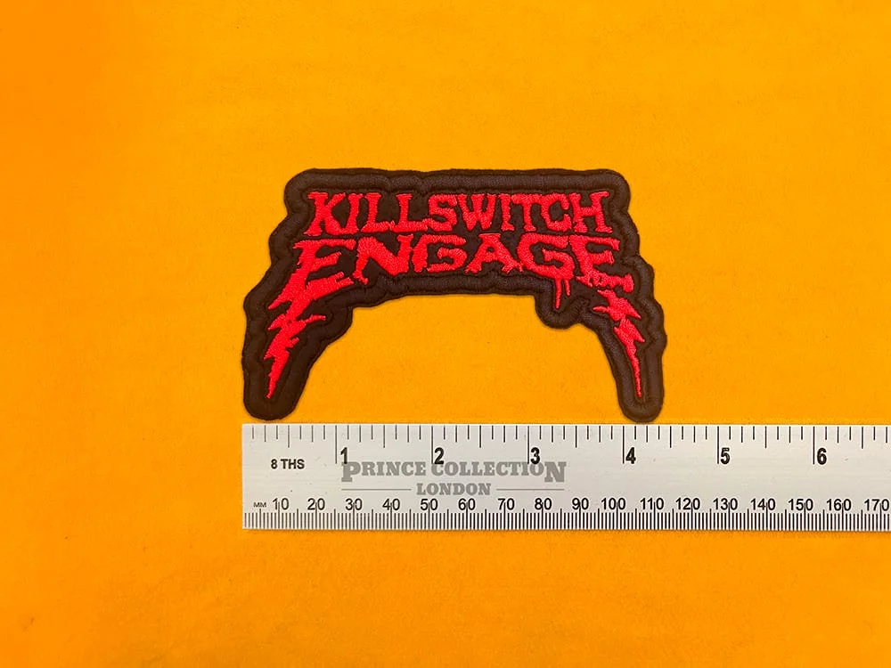 Small medium and large Killswitch Engage patch size comparison