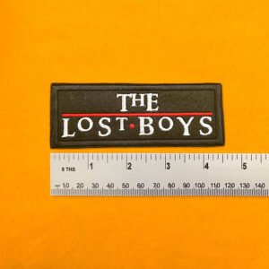 Small medium and large The Lost Boys patch size comparison