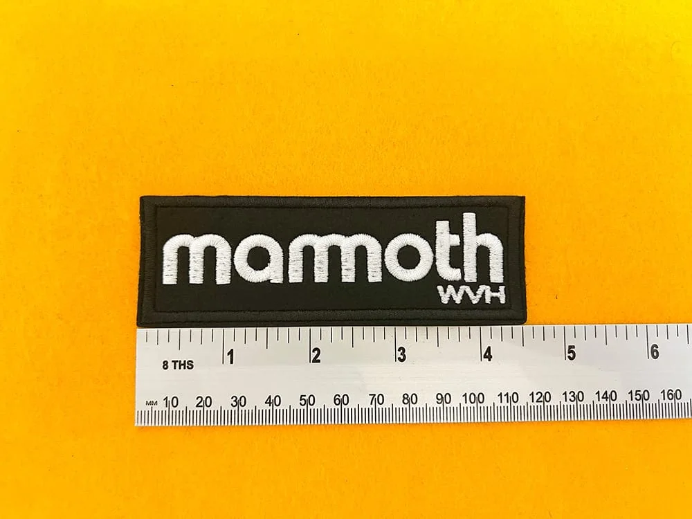 Small medium and large Mammoth patch size comparison