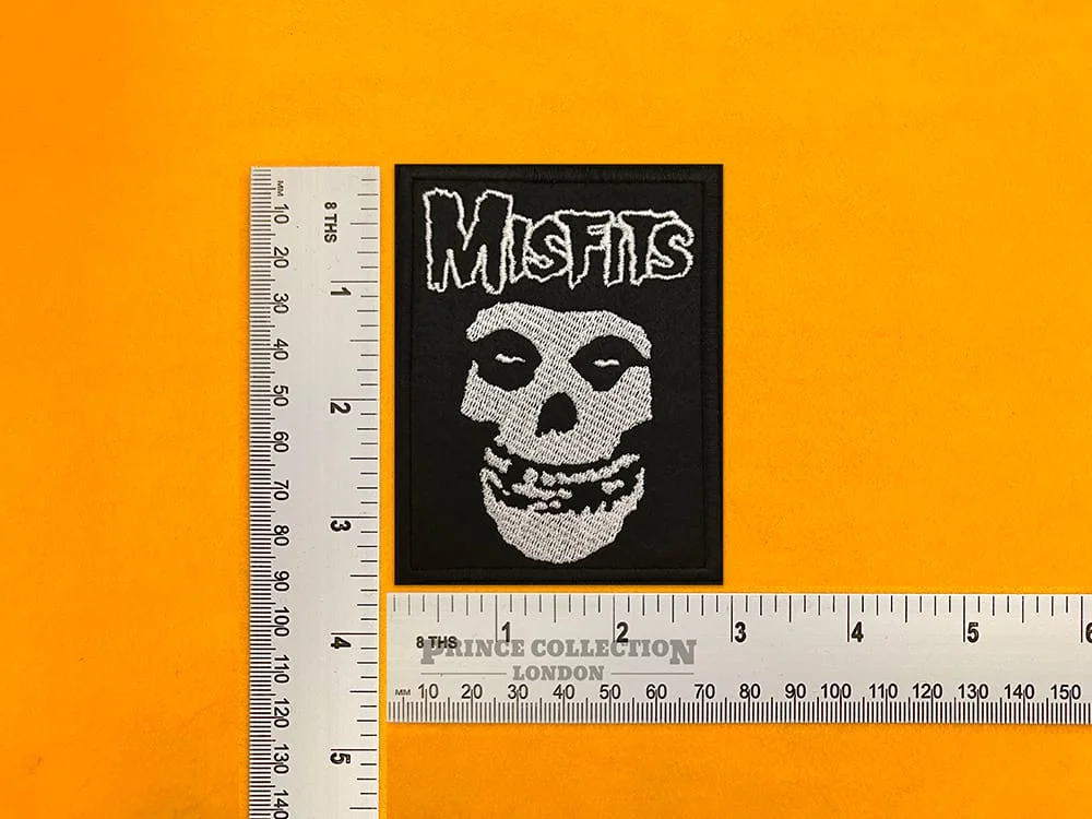 Misfits punk design beside measurement ruler