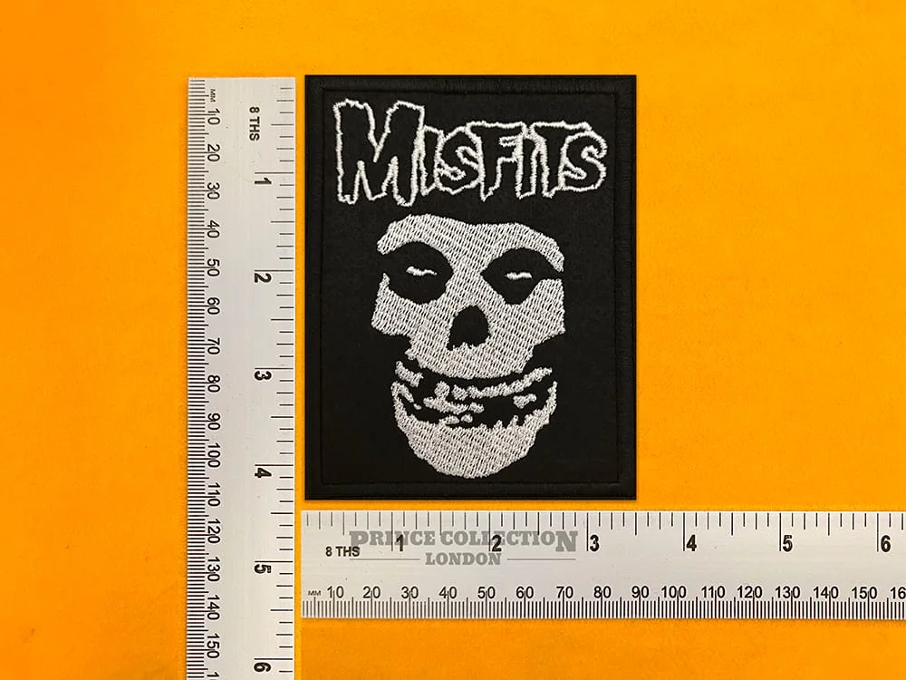 Small medium and large Misfits patch size comparison