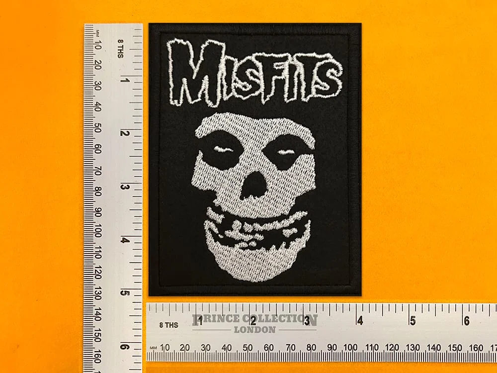 Misfits horror punk patch dimensions