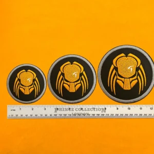 Predator movie patch dimensions and embroidered design