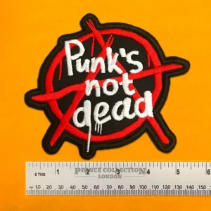 Punks Not Dead punk patch dimensions