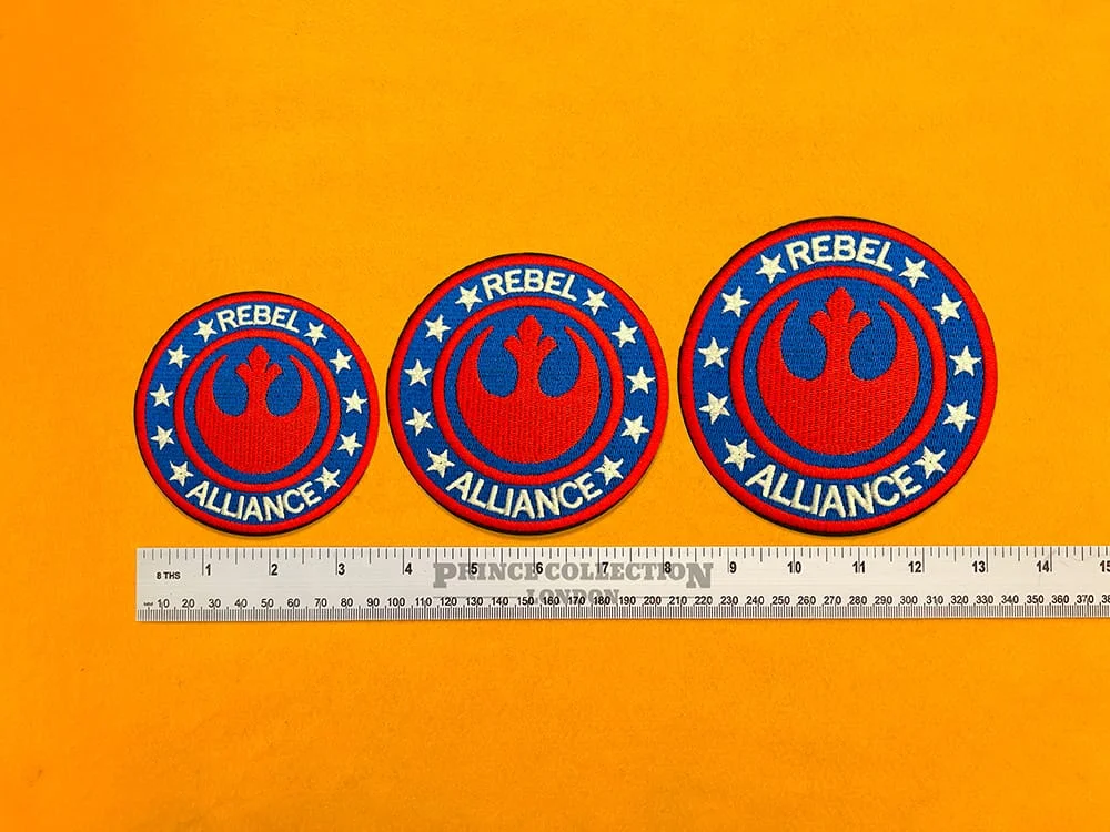 Star Wars Rebel Alliance patch on denim jacket