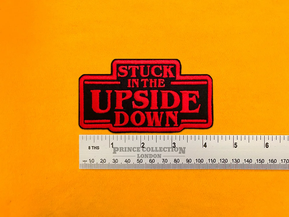Small medium and large Stranger Things patch size comparison