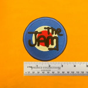 The Jam band design beside measurement ruler