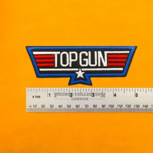 Small medium and large Top Gun patch size comparison