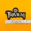 Trivium patch dimensions and embroidered design