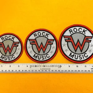 Small medium and large Weezer patch size comparison