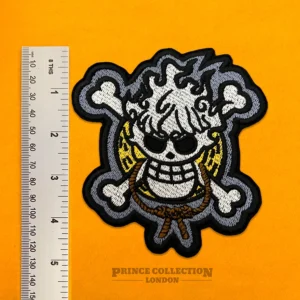 Luffy Gear 5 Jolly Roger Skull embroidered patch