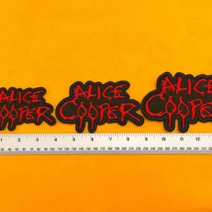 Alice Cooper Patch – Premium Embroidered Iron On or Sew On - Image 3